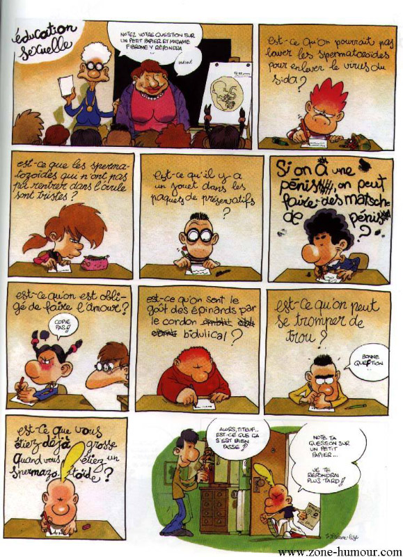 Titeuf education sexuelle-humourenvrac