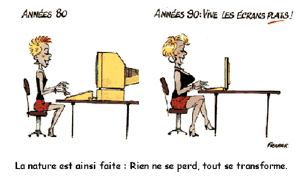 Evolution des ecrans-HeV