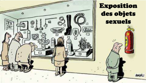 Exposition des objets sexuels