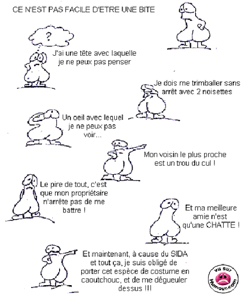 Humour.com - Dur d'etre une bite...-HeV
