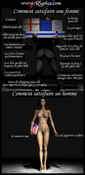 comment satisfaire une femme.. humour