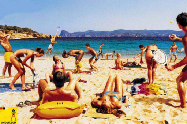 il fait chaud a la plage-HeV